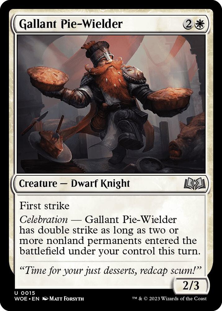 Gallant Pie-Wielder [Wilds of Eldraine] 15