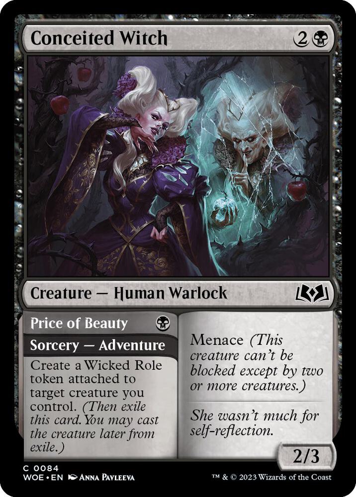 Conceited Witch [Wilds of Eldraine] 84