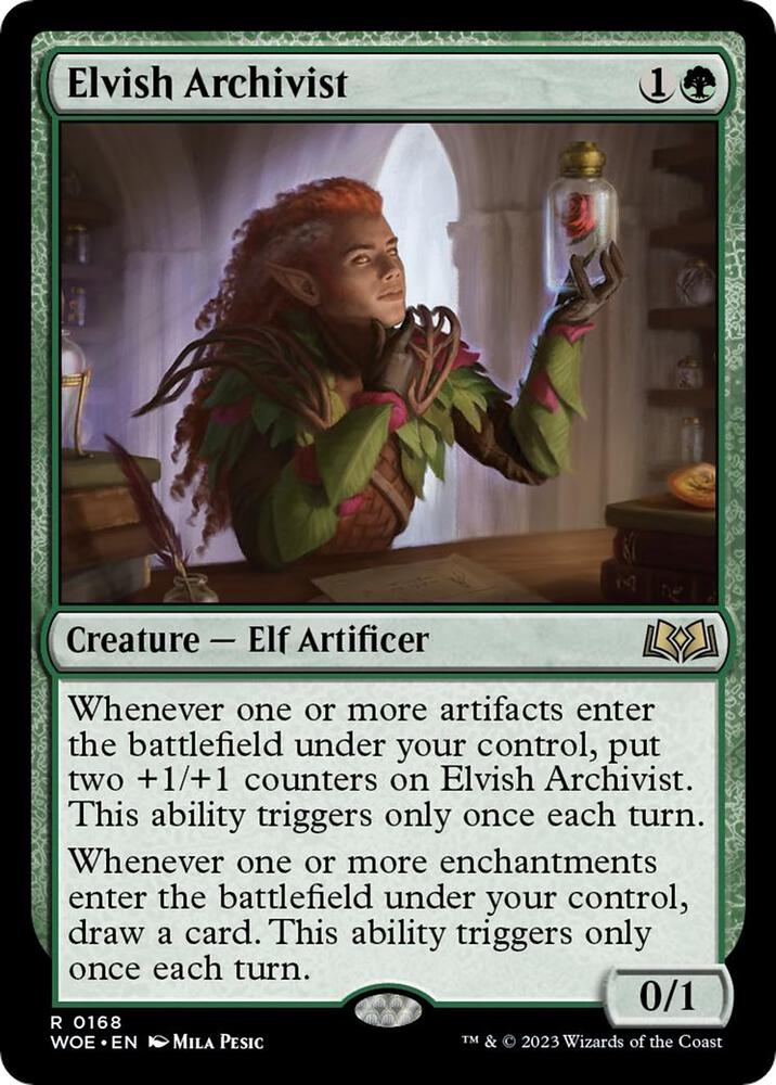 Elvish Archivist [Wilds of Eldraine] 168