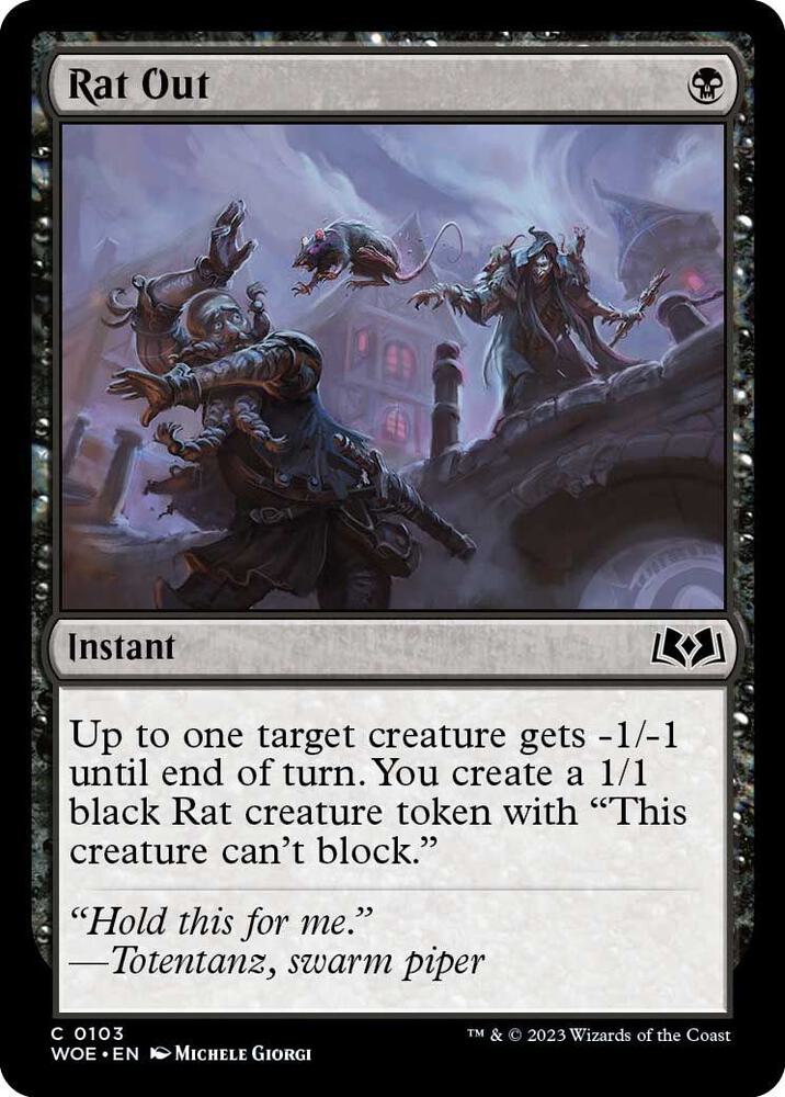 Rat Out [Wilds of Eldraine] 103