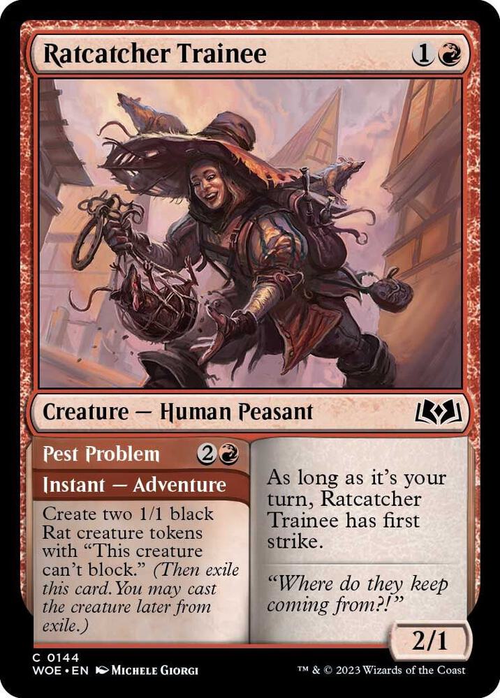 Ratcatcher Trainee [Wilds of Eldraine] 144