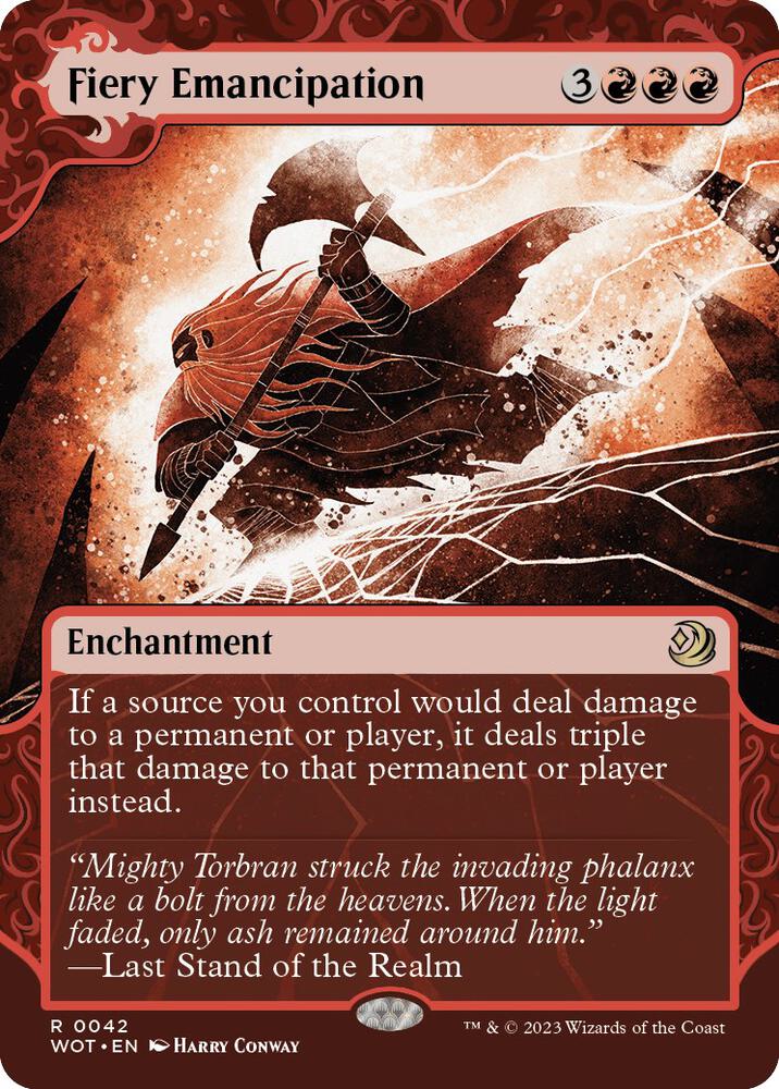 Fiery Emancipation [Wilds of Eldraine: Enchanting Tales] 42