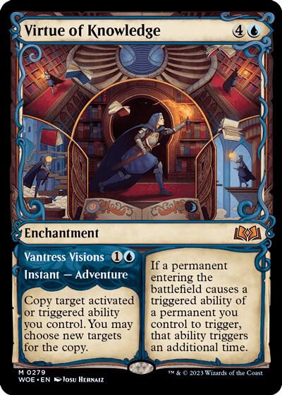 Virtue of Knowledge (Showcase) [Wilds of Eldraine] 279