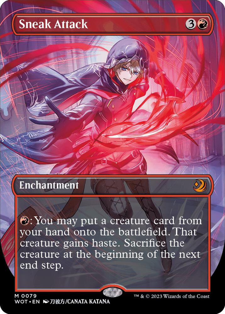 Sneak Attack (Anime Borderless) [Wilds of Eldraine: Enchanting Tales] 79