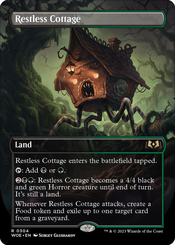 Restless Cottage (Borderless) [Wilds of Eldraine] 304