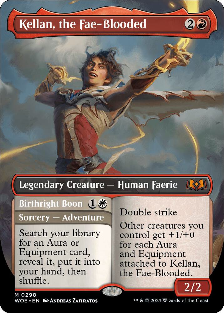 Kellan, the Fae-Blooded (Borderless) [Wilds of Eldraine] 298