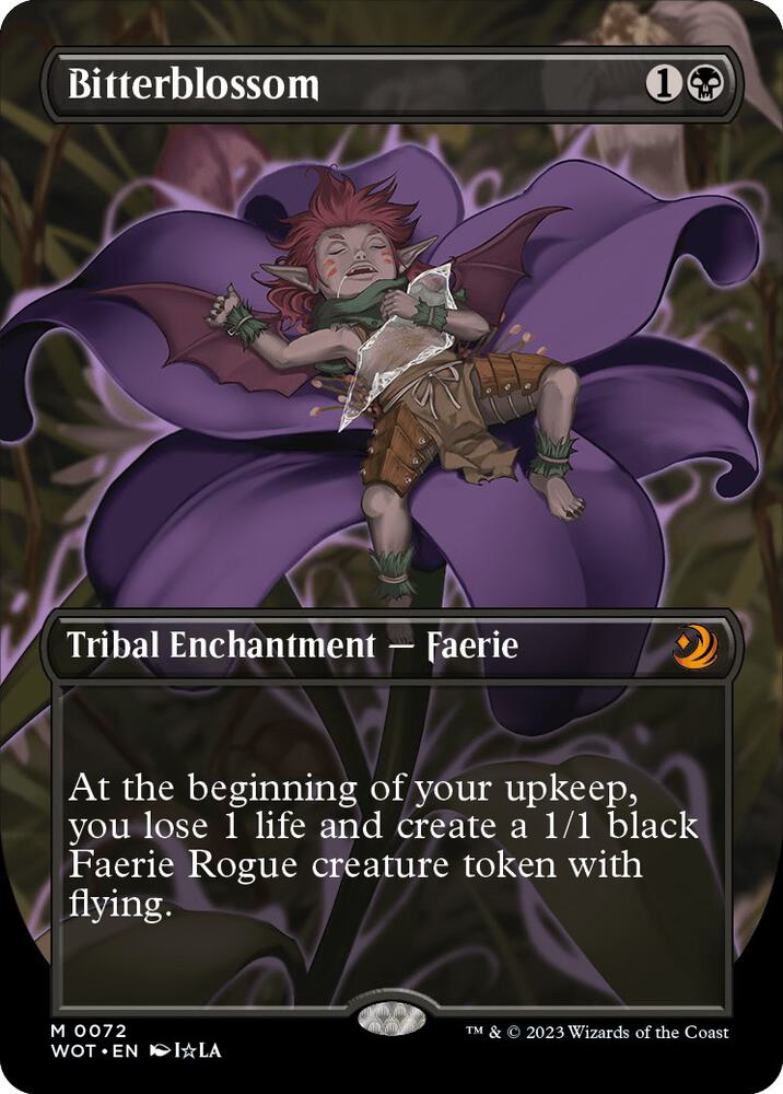 Bitterblossom (Anime Borderless) [Wilds of Eldraine: Enchanting Tales] 72
