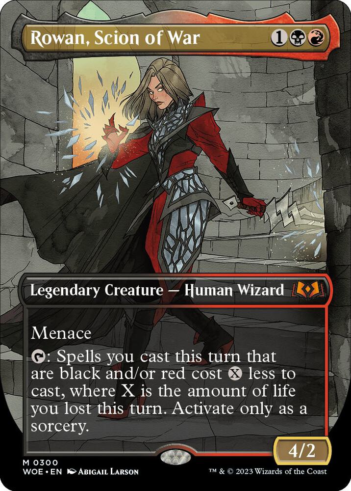 Rowan, Scion of War (Borderless) [Wilds of Eldraine] 300