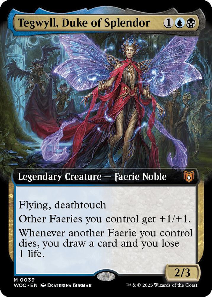Tegwyll, Duke of Splendor (Extended Art) [Commander: Wilds of Eldraine] 39