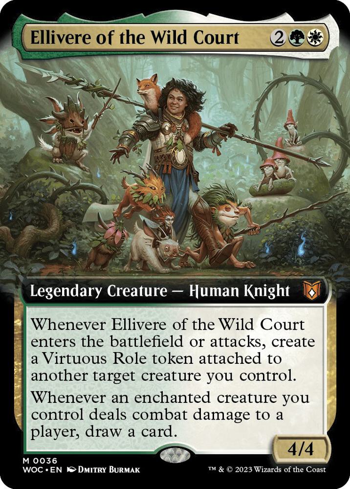 Ellivere of the Wild Court (Extended Art) [Commander: Wilds of Eldraine] 36