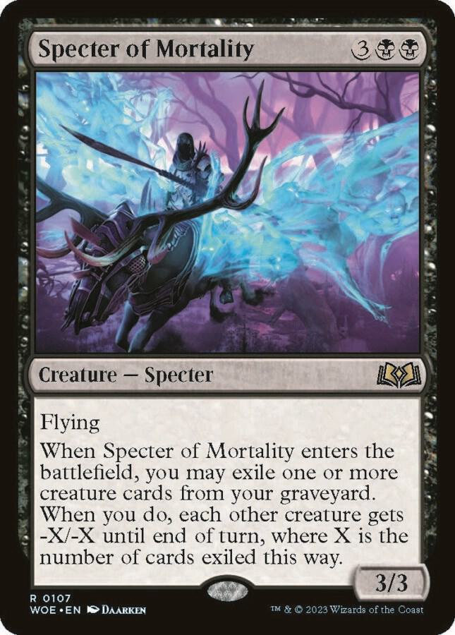 Specter of Mortality [Wilds of Eldraine] 107