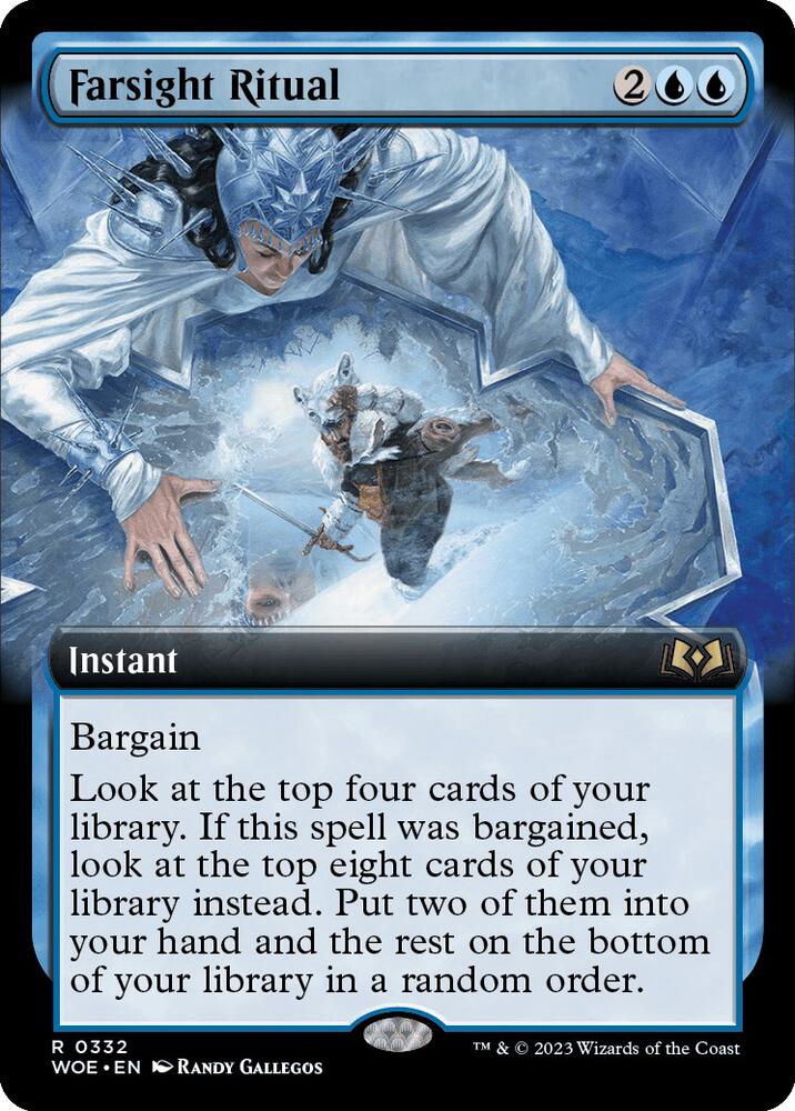 Farsight Ritual (Extended Art) [Wilds of Eldraine] 332
