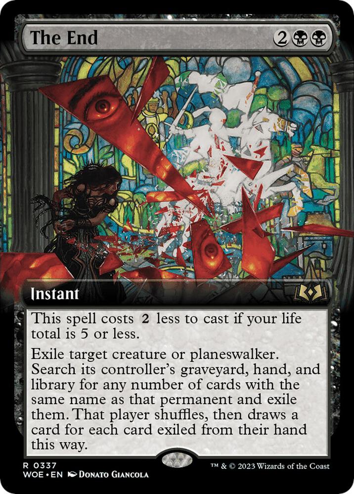 The End (Extended Art) [Wilds of Eldraine] 337