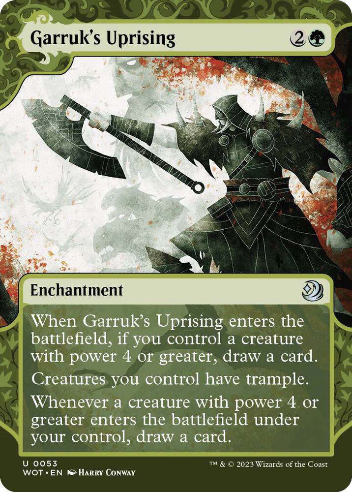 Garruk's Uprising [Wilds of Eldraine: Enchanting Tales] 53
