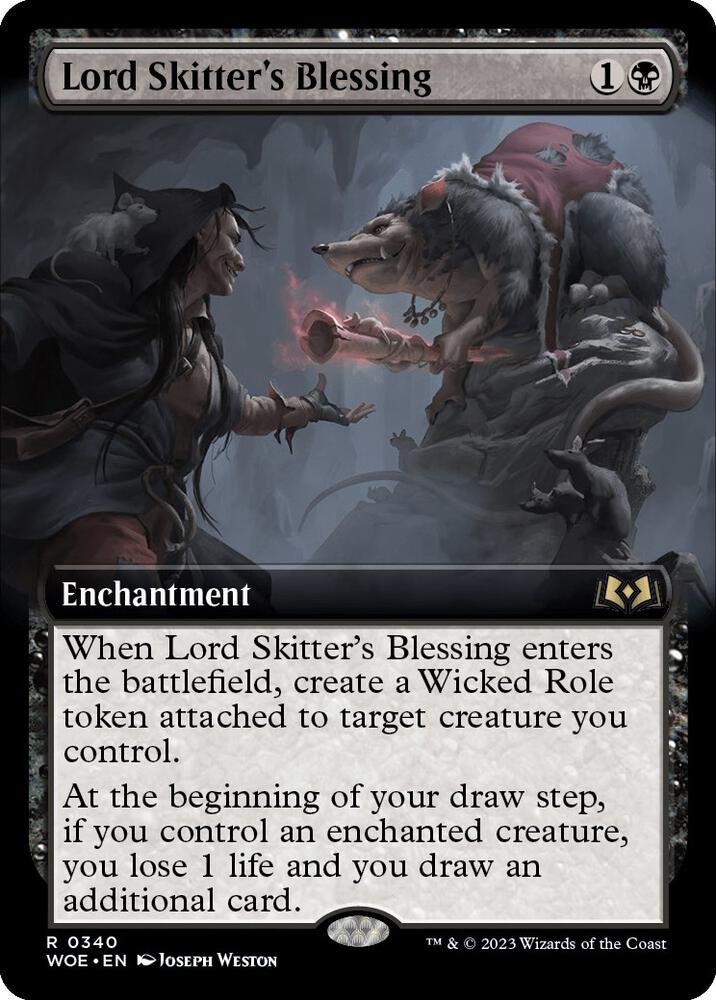 Lord Skitter's Blessing (Extended Art) [Wilds of Eldraine] 340