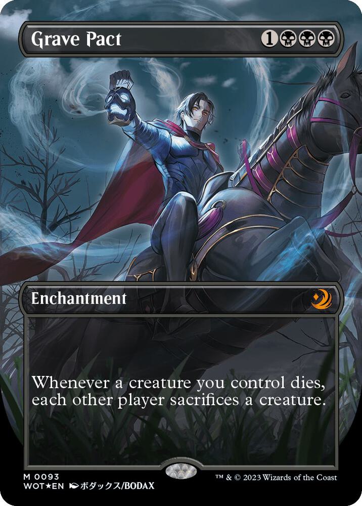 Grave Pact (Anime Borderless) (Confetti Foil) [Wilds of Eldraine: Enchanting Tales] 93