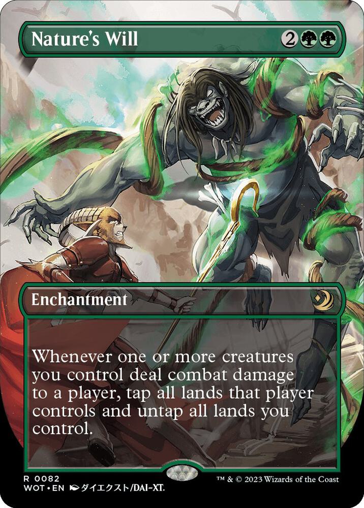 Nature's Will (Anime Borderless) [Wilds of Eldraine: Enchanting Tales] 82