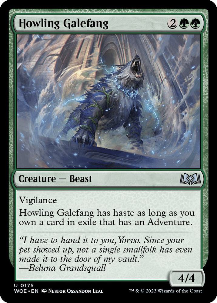 Howling Galefang [Wilds of Eldraine] 175