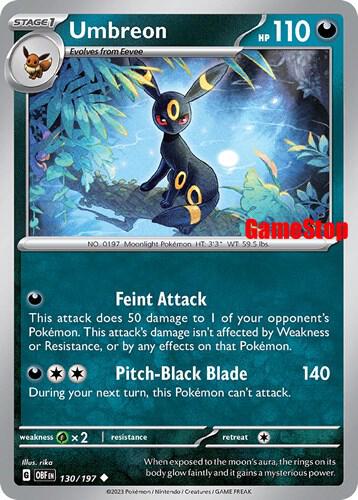 Umbreon - 130/197 (GameStop Exclusive) [Miscellaneous Cards & Products] 130/197