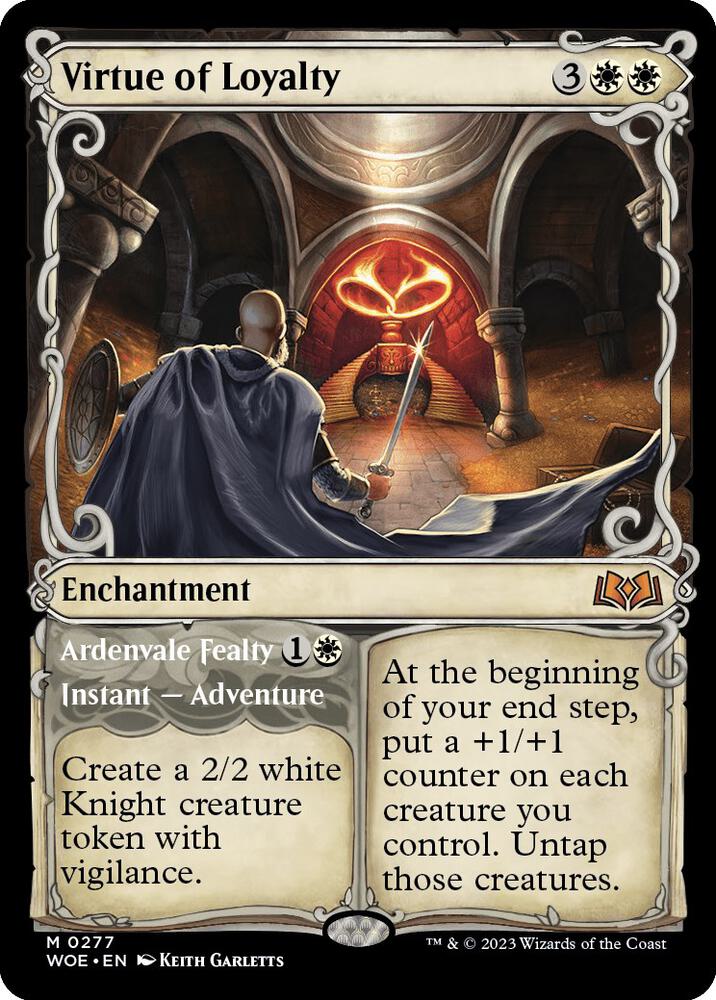 Virtue of Loyalty (Showcase) [Wilds of Eldraine] 277