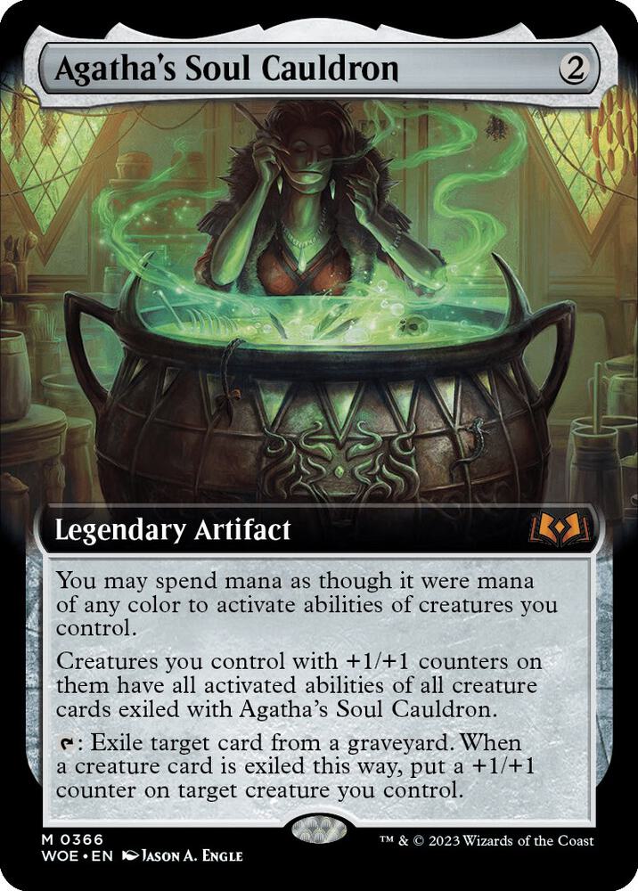 Agatha's Soul Cauldron (Extended Art) [Wilds of Eldraine] 366