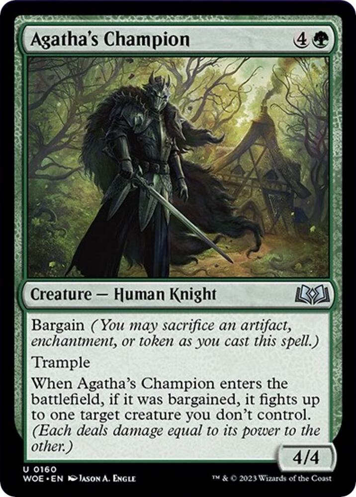 Agatha's Champion [Wilds of Eldraine] 160