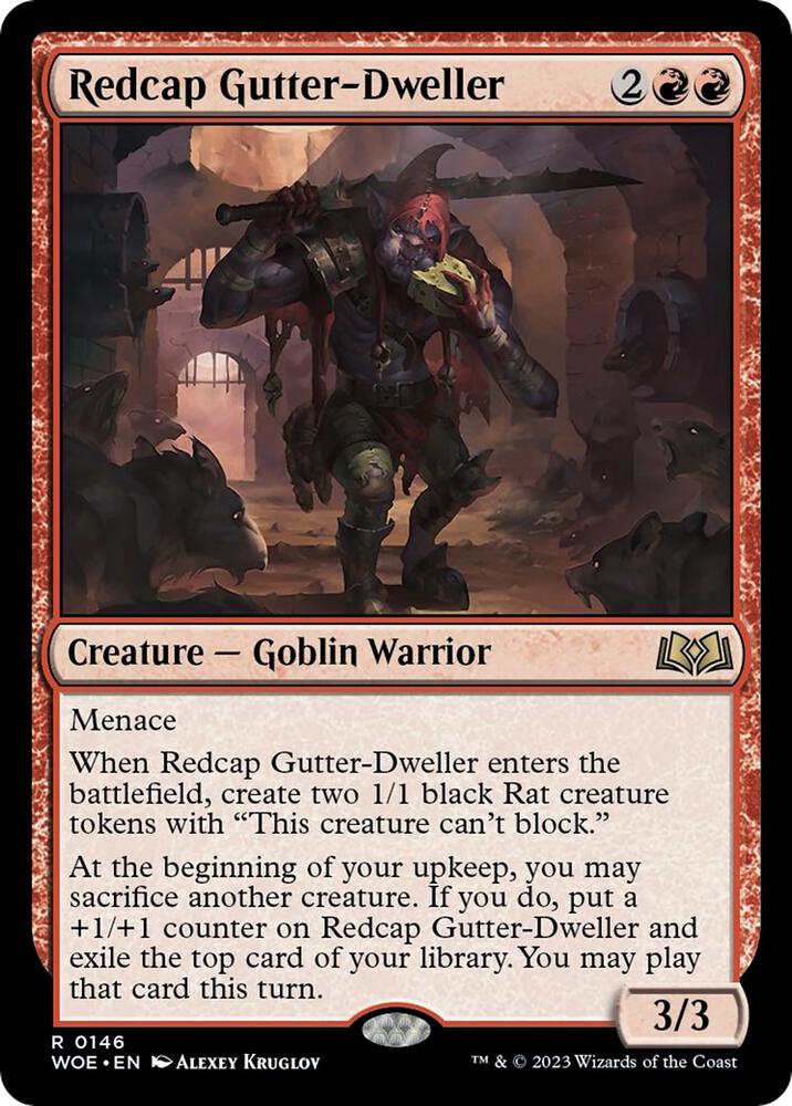 Redcap Gutter-Dweller [Wilds of Eldraine] 146