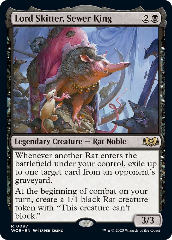 Lord Skitter, Sewer King [Wilds of Eldraine] 97