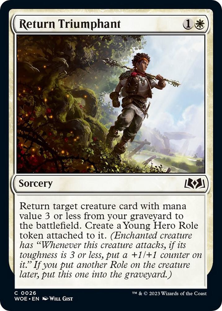 Return Triumphant [Wilds of Eldraine] 26