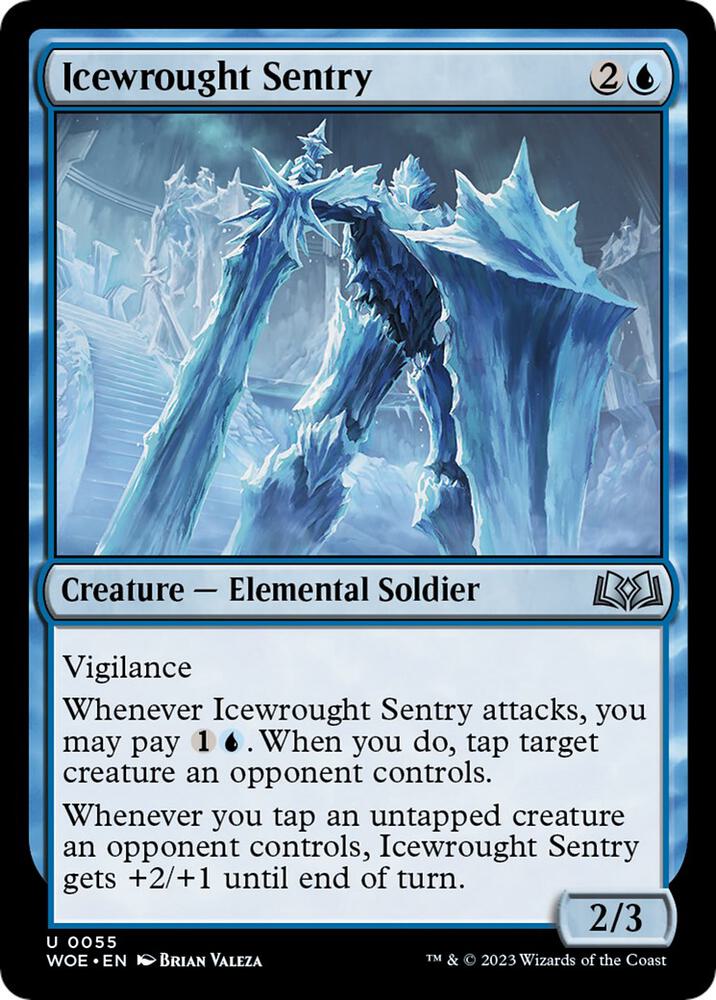 Icewrought Sentry [Wilds of Eldraine] 55