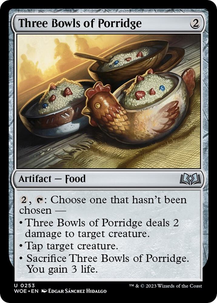 Three Bowls of Porridge [Wilds of Eldraine] 253