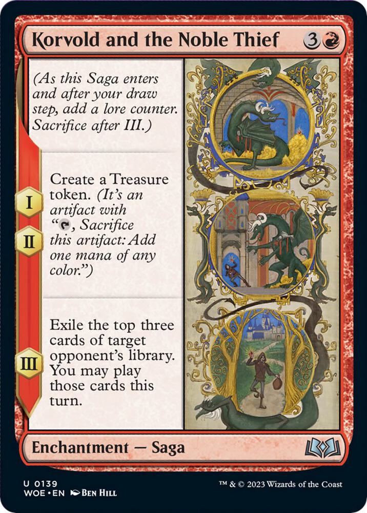 Korvold and the Noble Thief [Wilds of Eldraine] 139