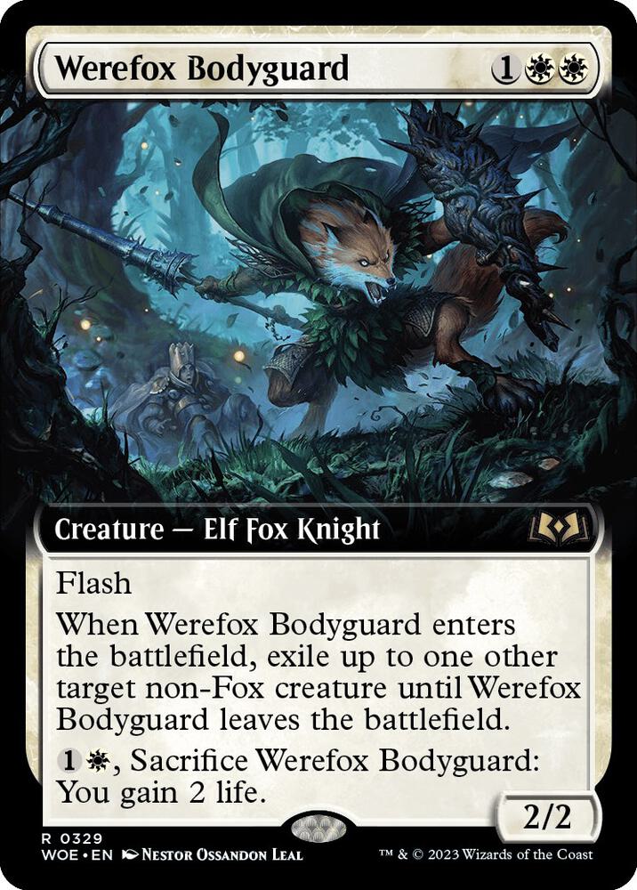 Werefox Bodyguard (Extended Art) [Wilds of Eldraine] 329