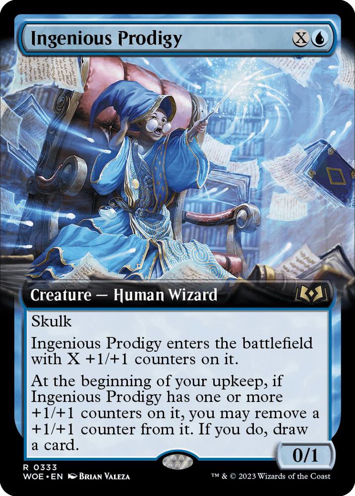 Ingenious Prodigy (Extended Art) [Wilds of Eldraine] 333