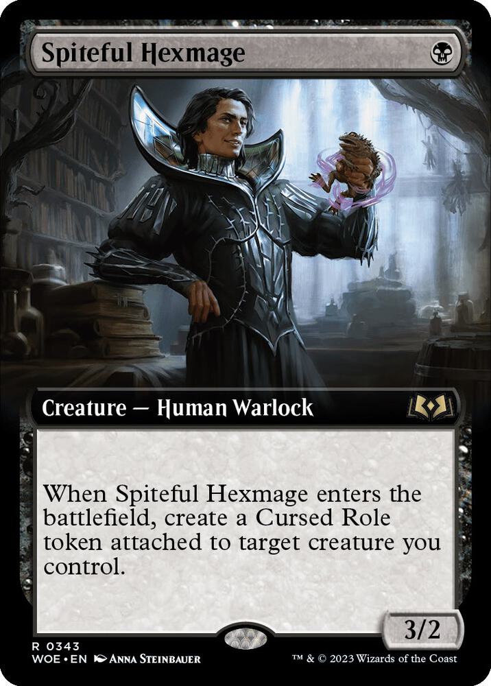 Spiteful Hexmage (Extended Art) [Wilds of Eldraine] 343