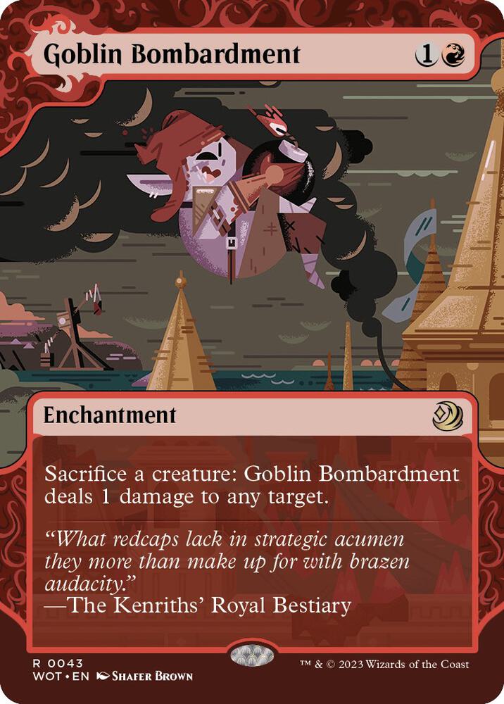 Goblin Bombardment [Wilds of Eldraine: Enchanting Tales] 43