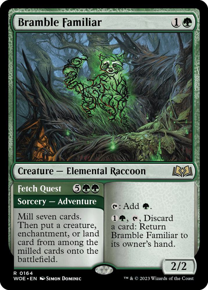 Bramble Familiar [Wilds of Eldraine] 164