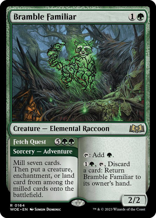 Bramble Familiar [Wilds of Eldraine] 164