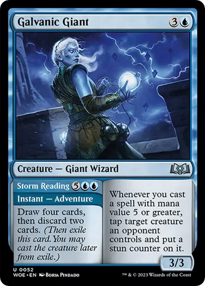 Galvanic Giant [Wilds of Eldraine] 52