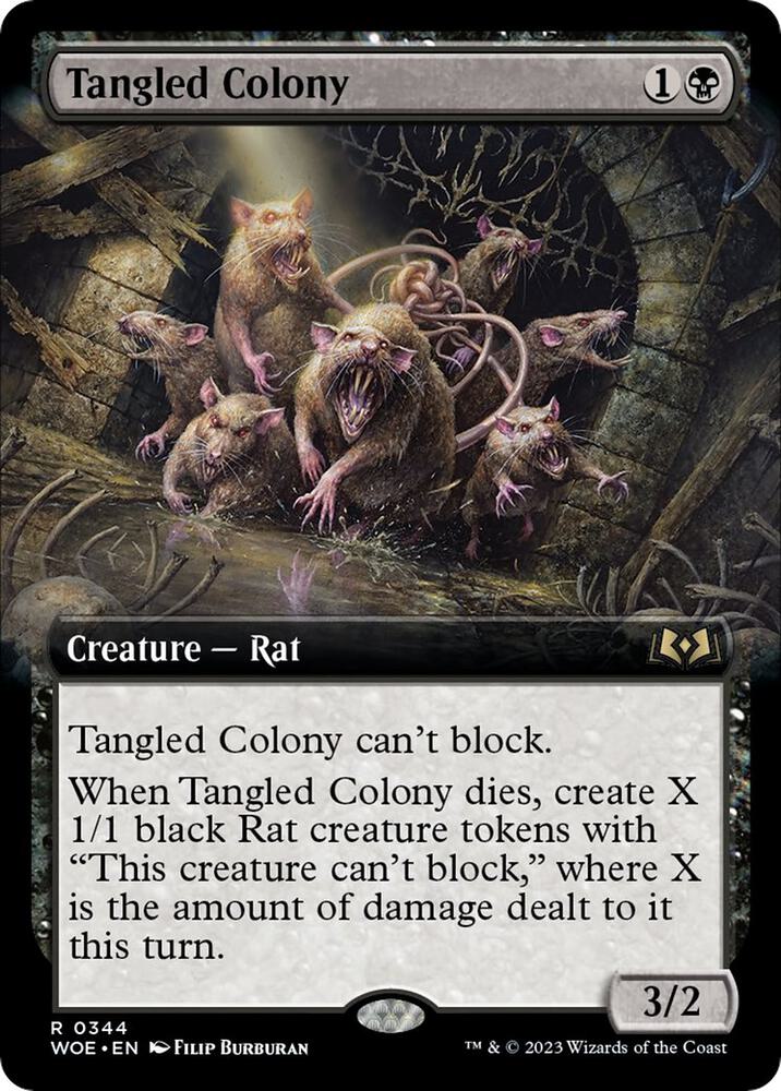 Tangled Colony (Extended Art) [Wilds of Eldraine] 344