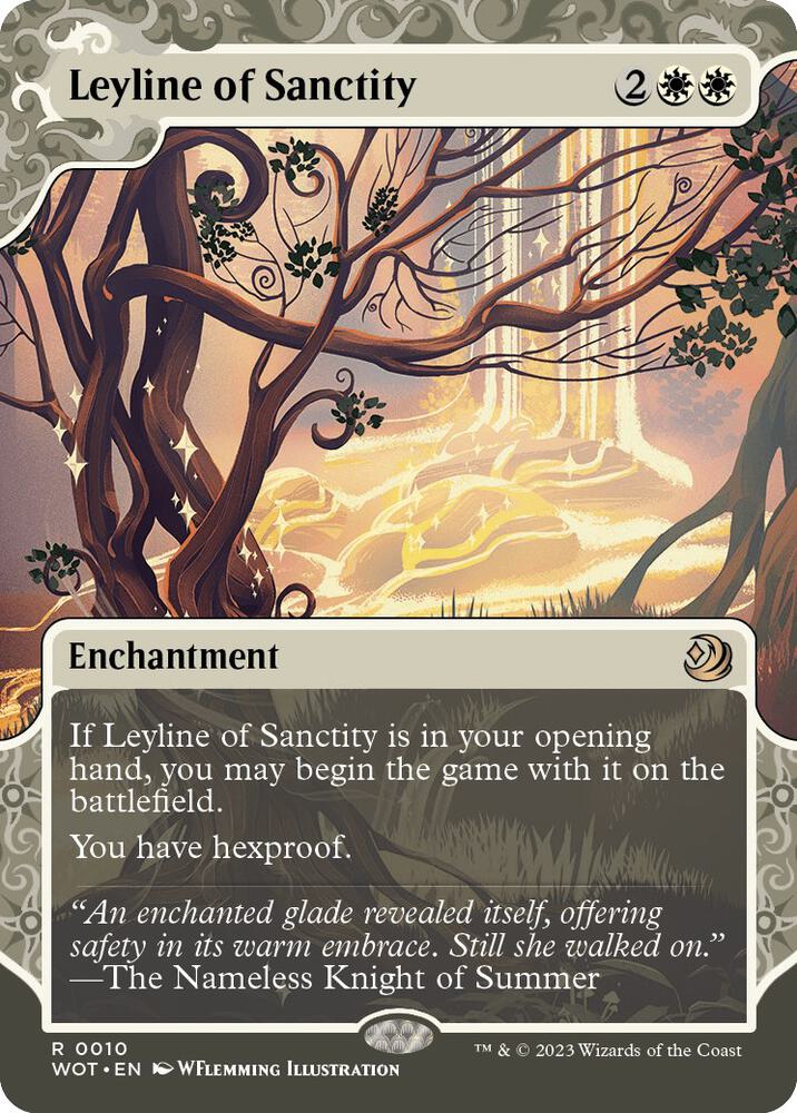 Leyline of Sanctity [Wilds of Eldraine: Enchanting Tales] 10