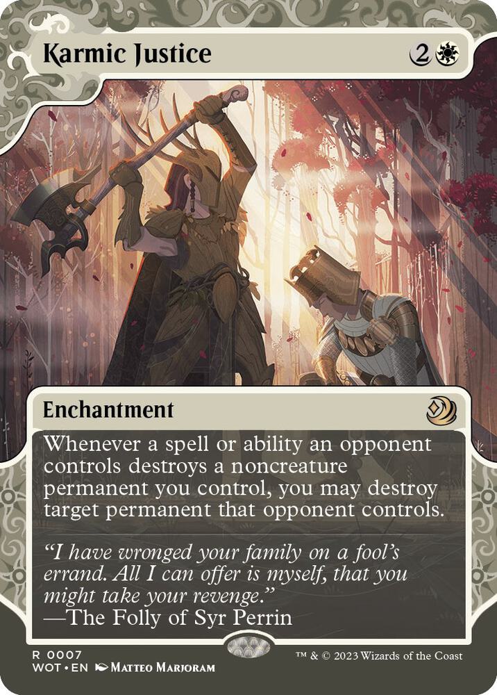 Karmic Justice [Wilds of Eldraine: Enchanting Tales] 7