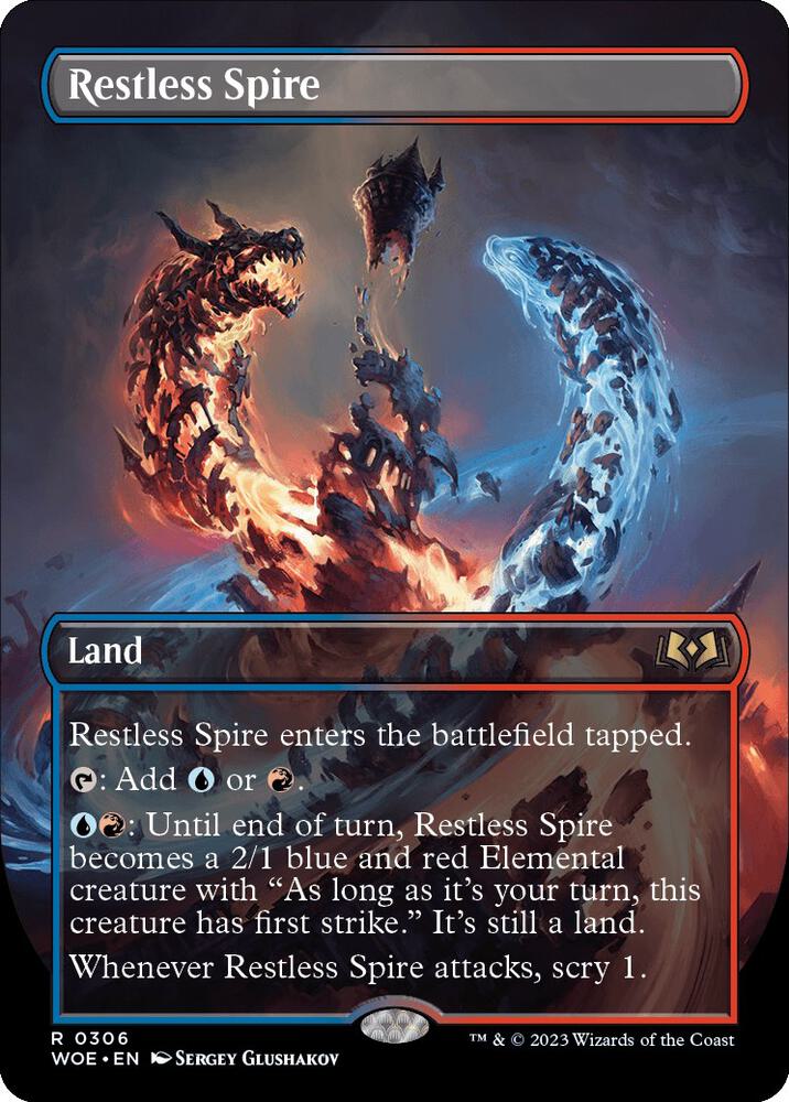Restless Spire (Borderless) [Wilds of Eldraine] 306