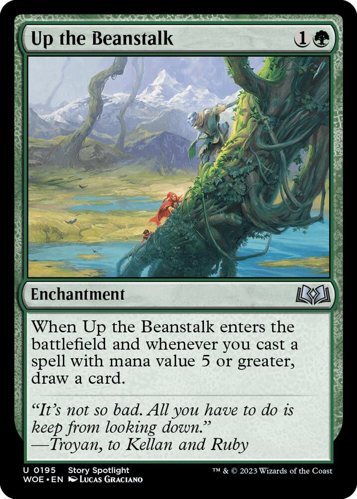 Up the Beanstalk [Wilds of Eldraine] 195
