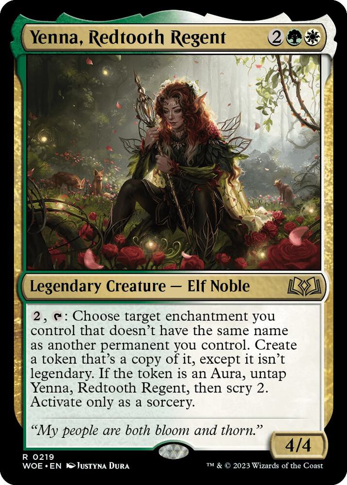 Yenna, Redtooth Regent [Wilds of Eldraine] 219