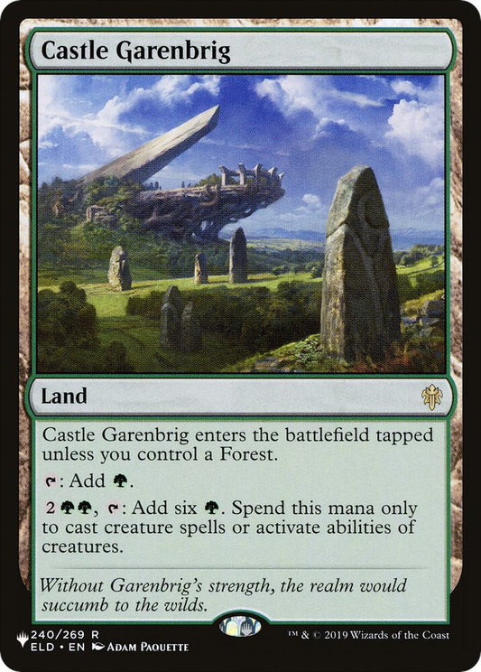 Castle Garenbrig [The List Reprints] 240/269