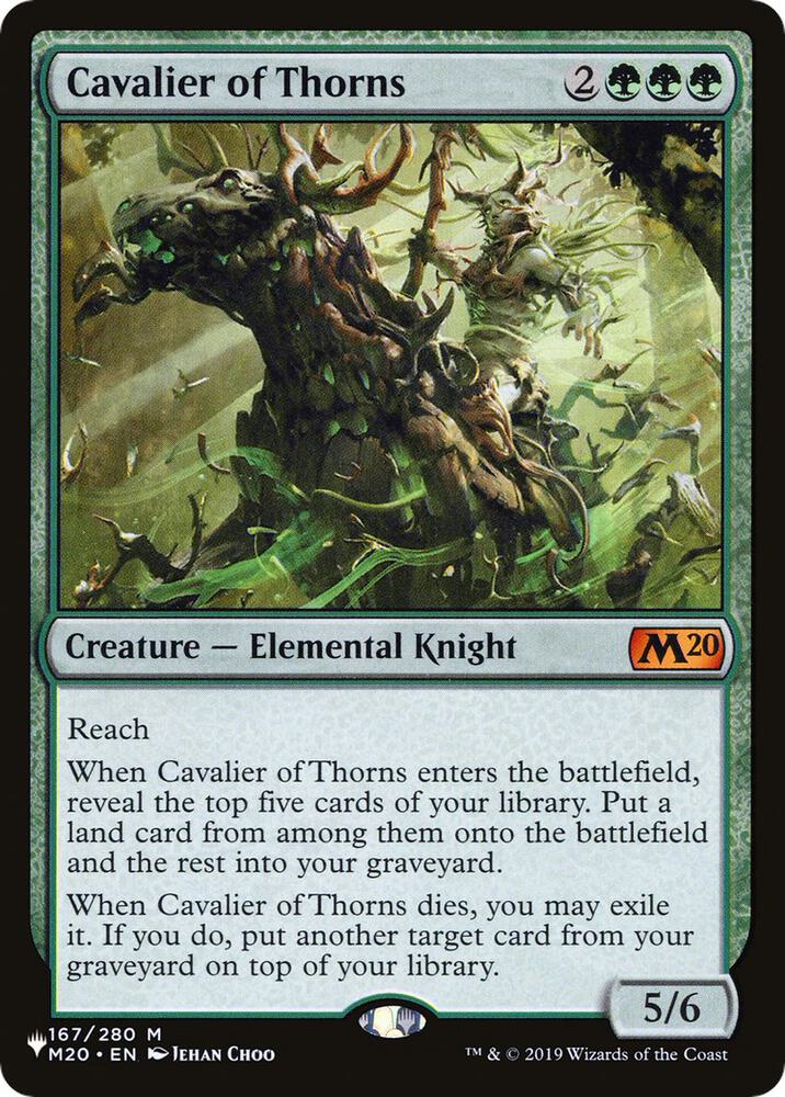 Cavalier of Thorns [The List Reprints] 167/280