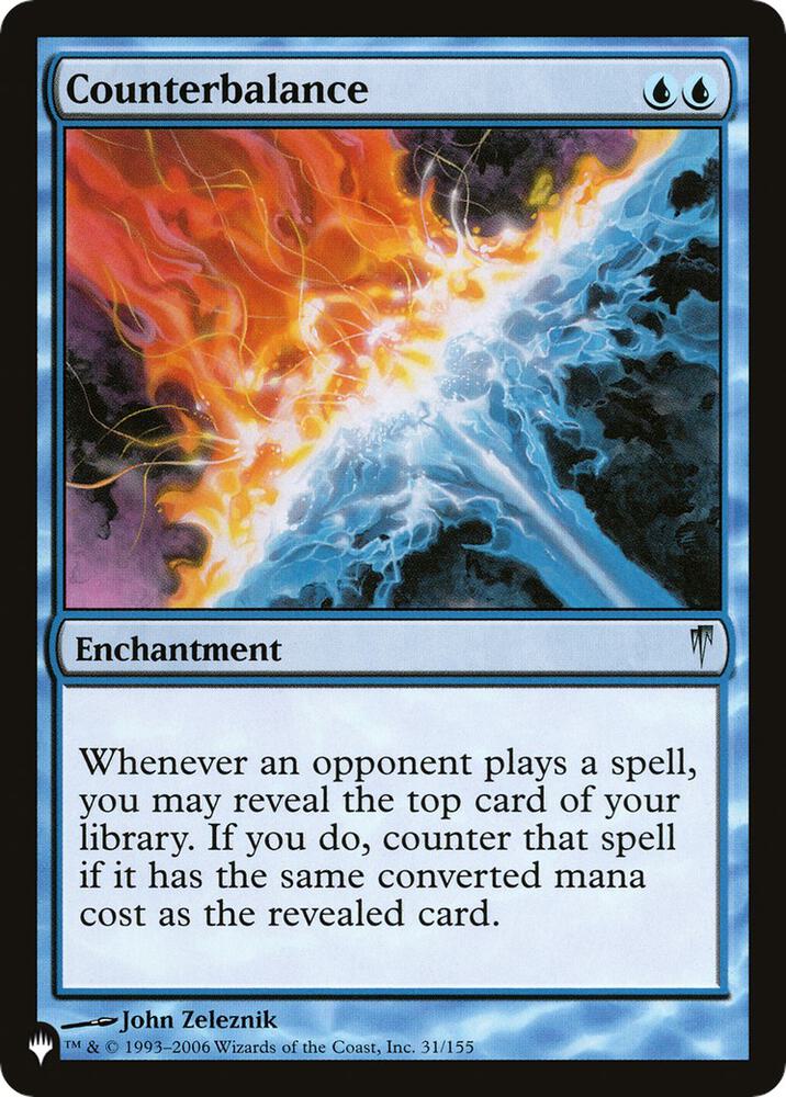 Counterbalance [The List Reprints] 31/155