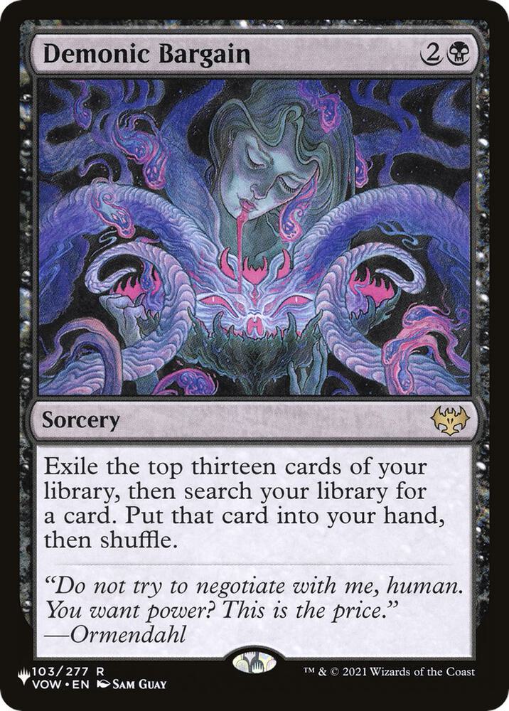Demonic Bargain [The List Reprints] 103/277