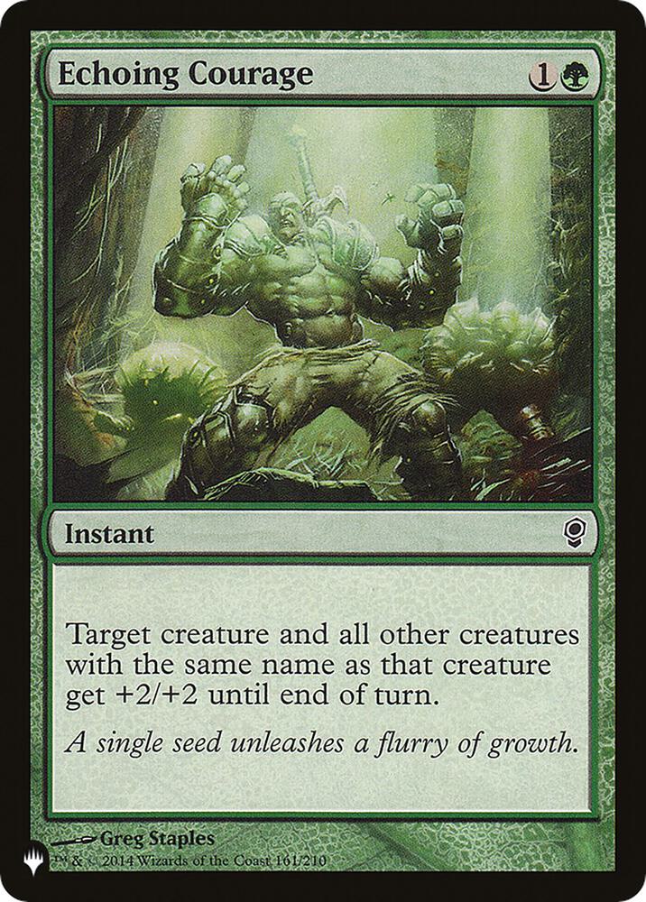Echoing Courage [The List Reprints] 161/210